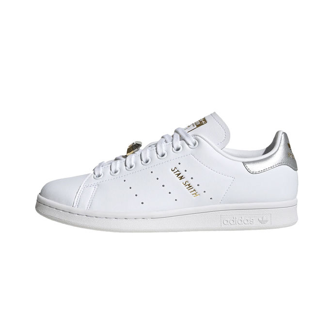 SNEAKERS STAN SMITH FERMA LACCI Donna Bianco Argento Oro
