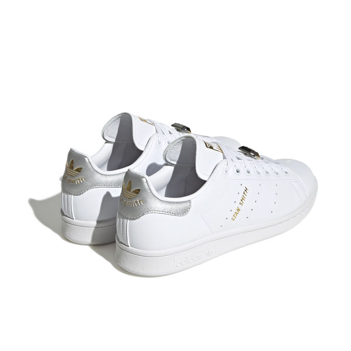SNEAKERS STAN SMITH FERMA LACCI Donna Bianco Argento Oro
