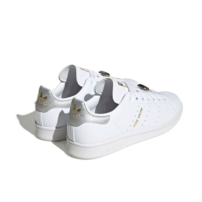 SNEAKERS STAN SMITH FERMA LACCI Donna Bianco Argento Oro