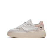 SNEAKERS STEP CALF Donna White Pink SNEAKERS STEP CALF Donna White Pink