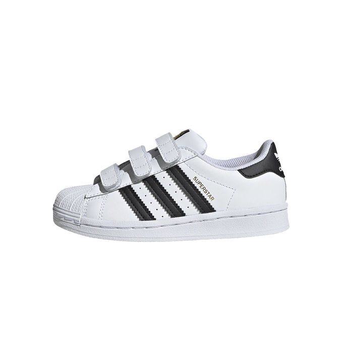 SNEAKERS SUPERSTAR Kids Bianco Nero