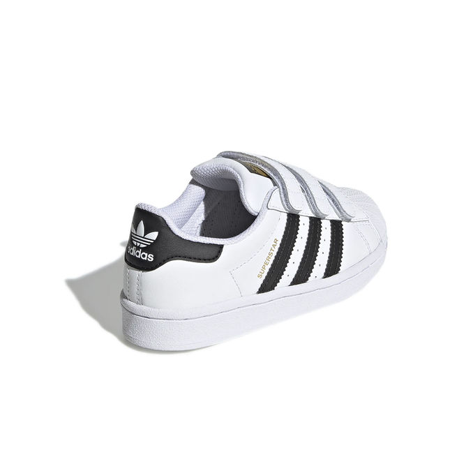 SNEAKERS SUPERSTAR Kids Bianco Nero