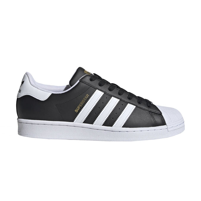 ADIDAS SNEAKERS SUPERSTAR Uomo Black White gold metallic | Mascheroni Store