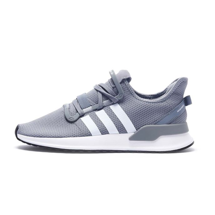 adidas u_path run grey & white shoes