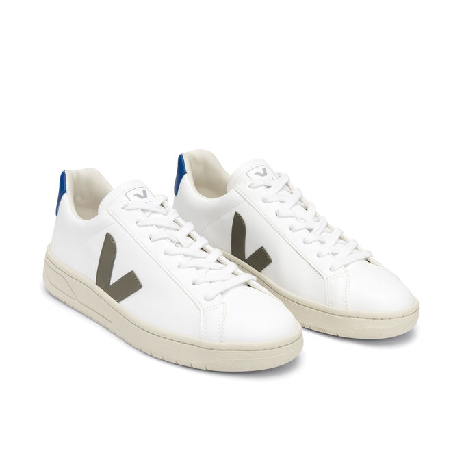 SNEAKERS VEGAN URCA Unisex White Kaki Indigo