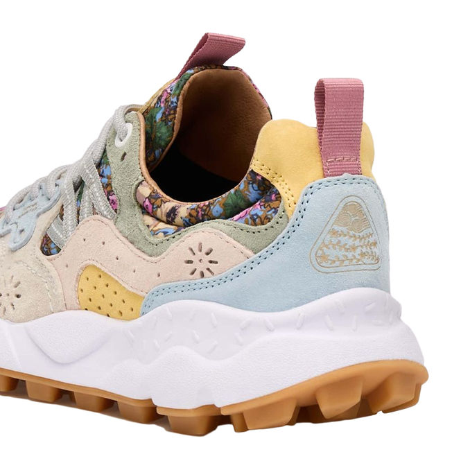 SNEAKERS YAMANO 3 CON STAMPA FIORI PRIMAVERILI