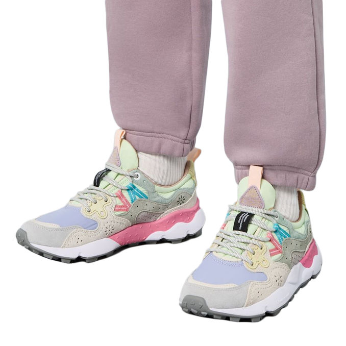 SNEAKERS YAMANO 3 Donna Grigio Chiaro Lilla