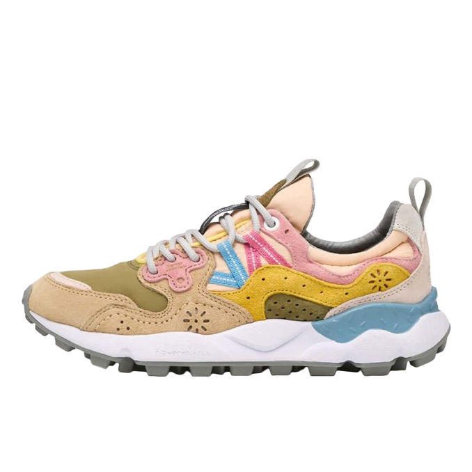 SNEAKERS YAMANO 3 IN CAMOSCIO E TESSUTO TECNICO