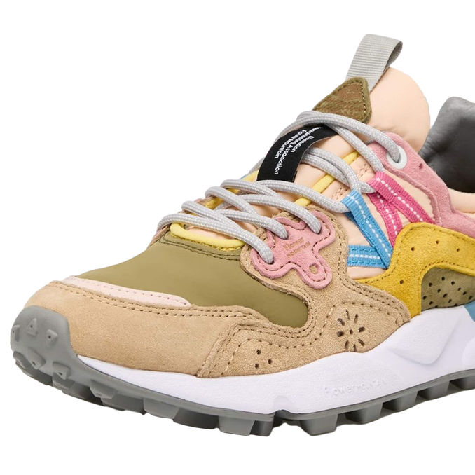 SNEAKERS YAMANO 3 IN CAMOSCIO E TESSUTO TECNICO