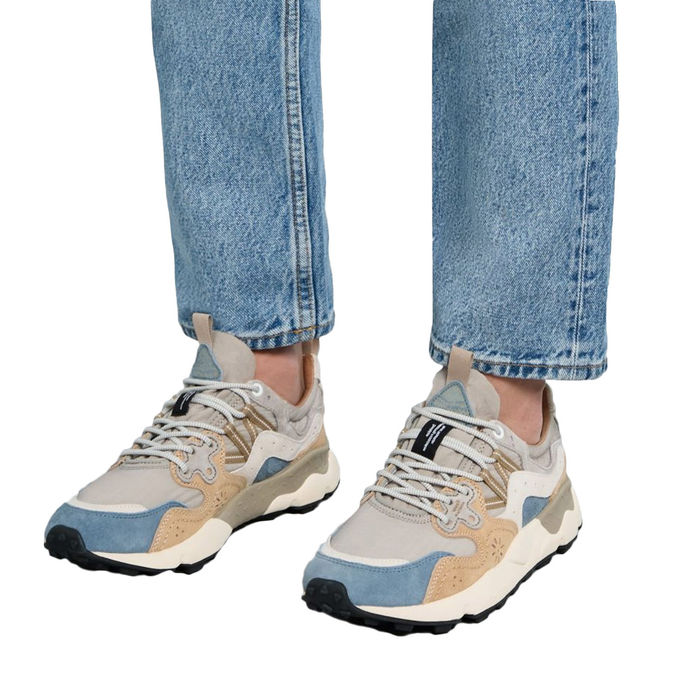 SNEAKERS YAMANO 3 RIPSTOP Uomo Grigio Scuro Beige