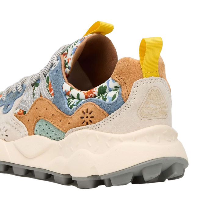 SNEAKERS YAMANO 3 STAMPA FLOREALE Donna Grigio Latte 