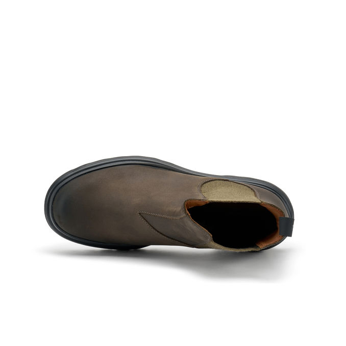 STIVALETTI CHELSEA IN NABUK Uomo Grey Salvia