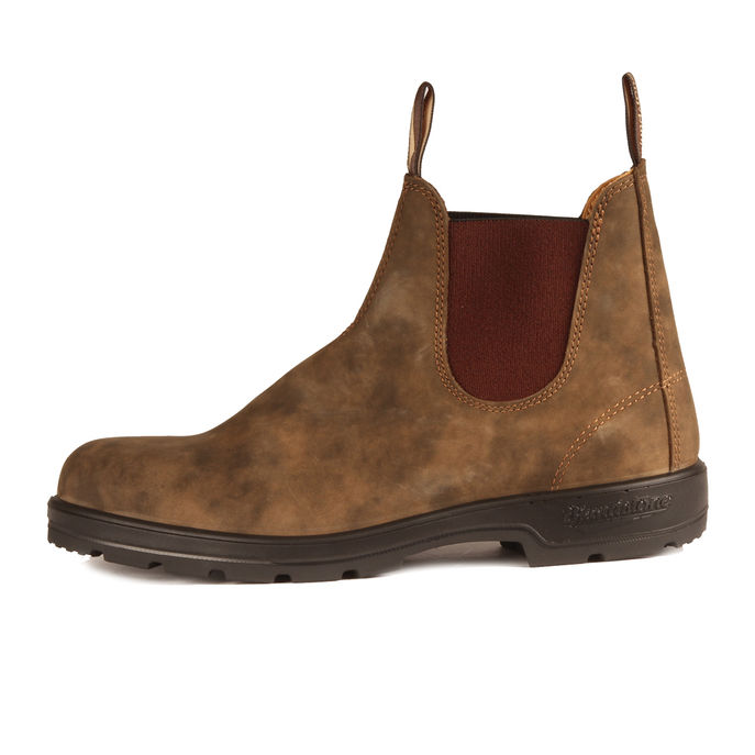 STIVALETTI CHELSEA IN PELLE Uomo Rustic Brown