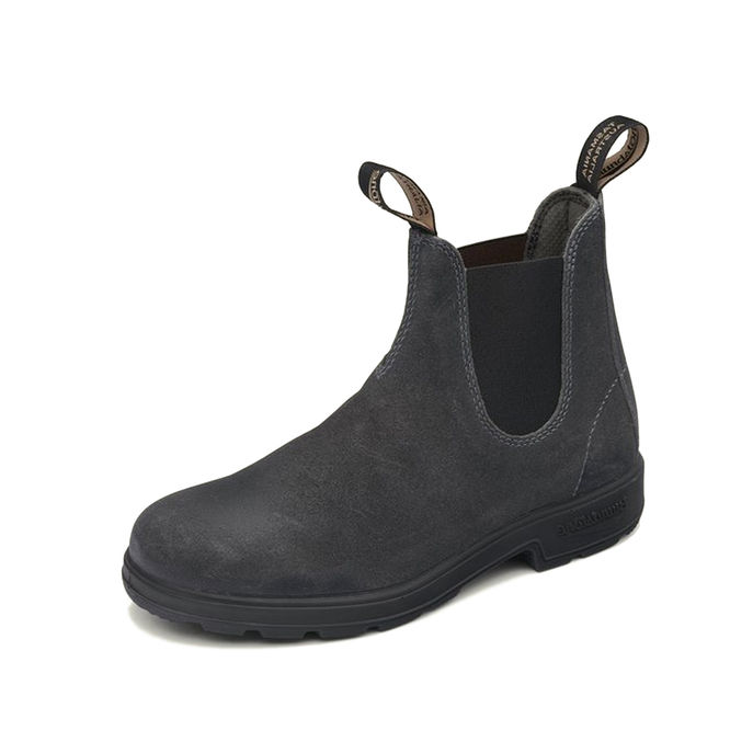 STIVALETTI EL SIDE BOOT WAXED SUEDE Unisex Steelgry