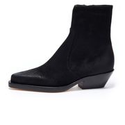 STIVALETTO A PUNTA IN SUEDE SCAMOSCIATO Donna Nero STIVALETTO A PUNTA IN SUEDE SCAMOSCIATO Donna Nero
