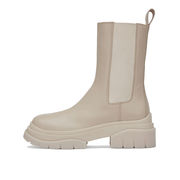 STIVALETTO BANDA ELASTICA IN PELLE Donna Whisper Gesso STIVALETTO BANDA ELASTICA IN PELLE Donna Whisper Gesso
