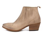 STIVALETTO TEXANO BASSO SCAMOSCIATO CON ELASTICO Donna Visone STIVALETTO TEXANO BASSO SCAMOSCIATO CON ELASTICO Donna Visone