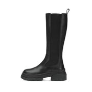 STIVALI AL GINOCCHIO BANDA ELASTICA Donna Nero STIVALI AL GINOCCHIO BANDA ELASTICA Donna Nero