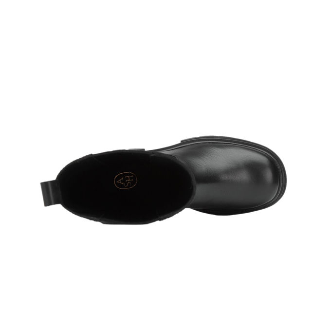 STIVALI AL GINOCCHIO BANDA ELASTICA Donna Nero