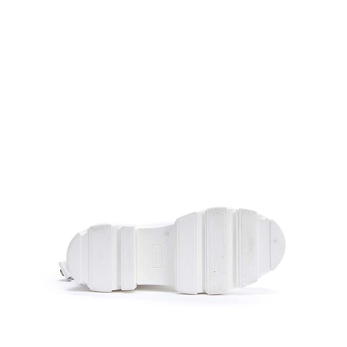 STIVALI ALTI IN VITELLO Donna Bianco