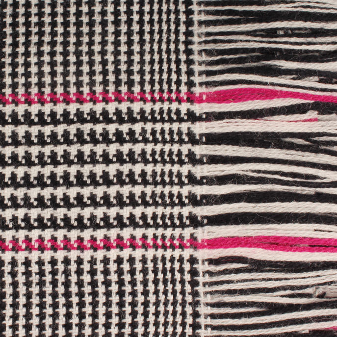 STOLA PIUMA IN LANA Donna Prince of Galles