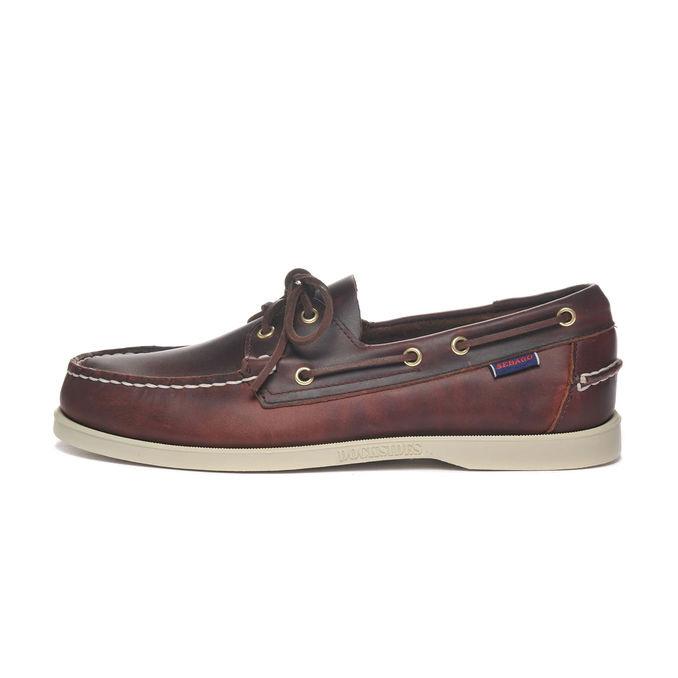 STRINGATE DOCKSIDES PORTLAND Uomo Brown Burgundy
