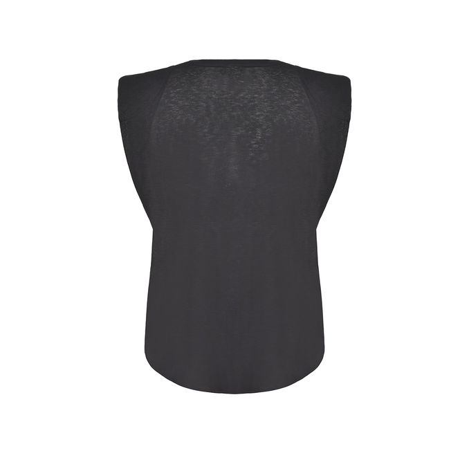 T-SHIRT ACQUA E SALE CON STAMPA BANDANA Donna Bianco Nero 