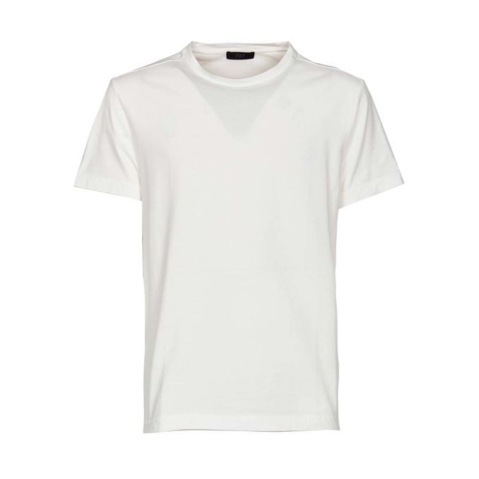 T-SHIRT BASIC IN JERSEY Uomo Bianco
