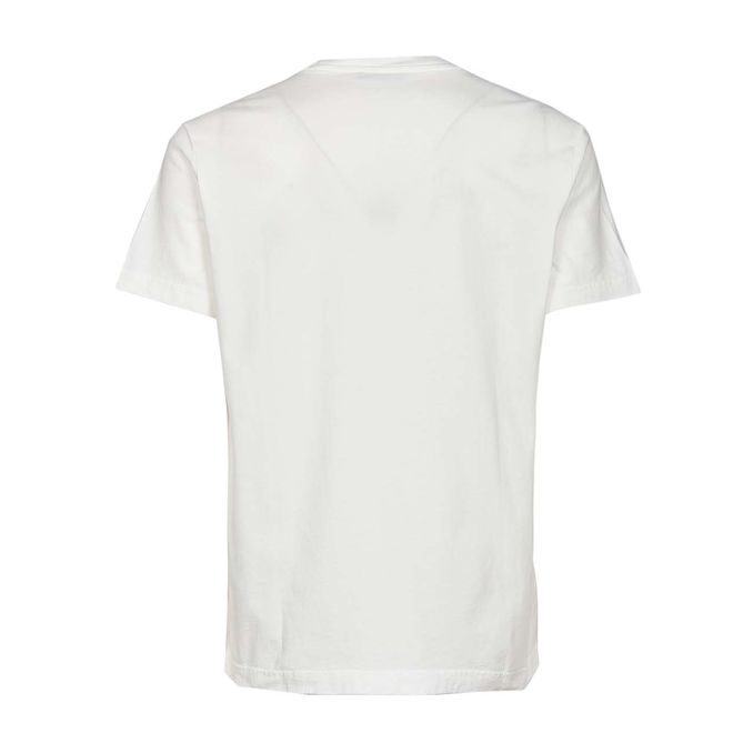 T-SHIRT BASIC IN JERSEY Uomo Bianco