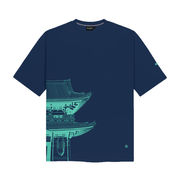T-SHIRT BENCH TOKYO OVER KIMONO Uomo Navy T-SHIRT BENCH TOKYO OVER KIMONO Uomo Navy
