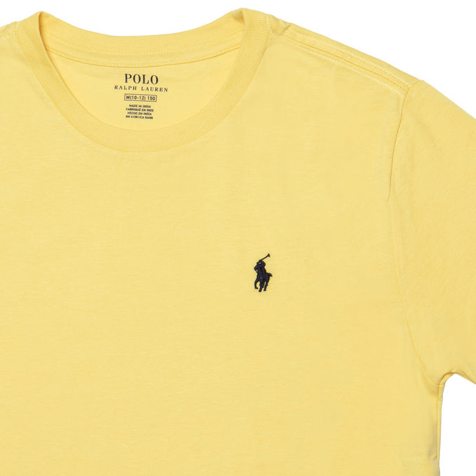 T-SHIRT BOY CON RICAMO LOGO Bambino Yellow