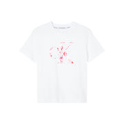 T-SHIRT CON LOGO BONDED FILLED Donna Bright White Marble T-SHIRT CON LOGO BONDED FILLED Donna Bright White Marble