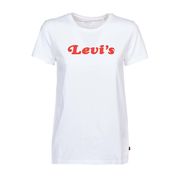 T-SHIRT CON LOGO FEMININE Donna Bianco Rosso T-SHIRT CON LOGO FEMININE Donna Bianco Rosso
