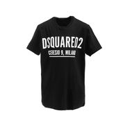 T-SHIRT CON LOGO FRONTALE Bambino Nero T-SHIRT CON LOGO FRONTALE Bambino Nero