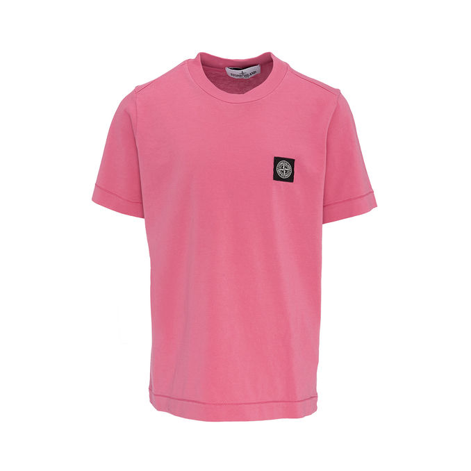 T-SHIRT CON LOGO Kids Fuxia