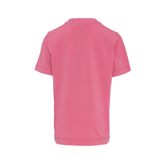 T-SHIRT CON LOGO Kids Fuxia