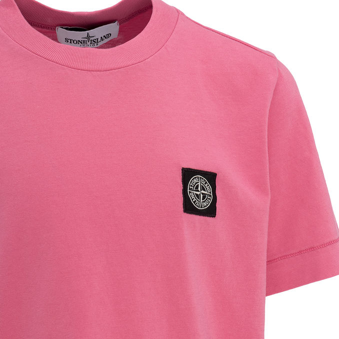 T-SHIRT CON LOGO Kids Fuxia