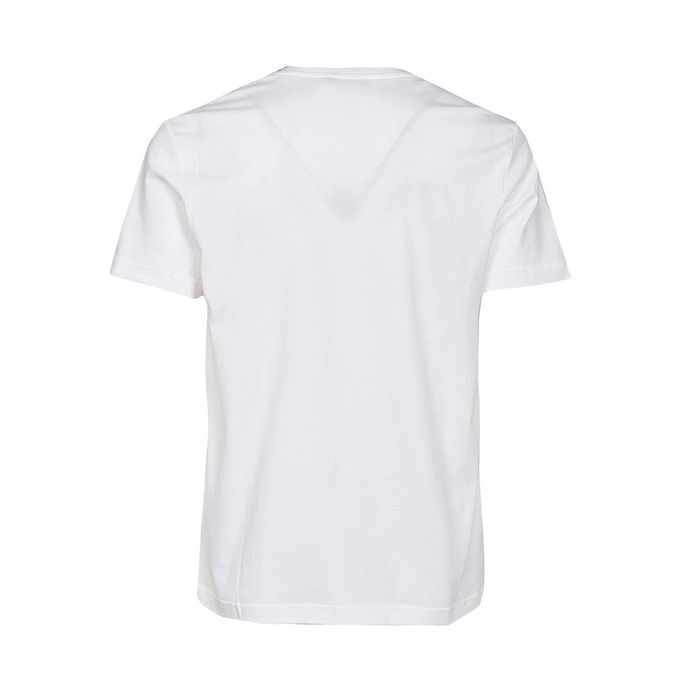 T-SHIRT CON LOGO TRIS Uomo Bianco