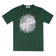 T-SHIRT CON MAXI STAMPA ROSA DEI VENTI Kids Verde T-SHIRT CON MAXI STAMPA ROSA DEI VENTI Kids Verde