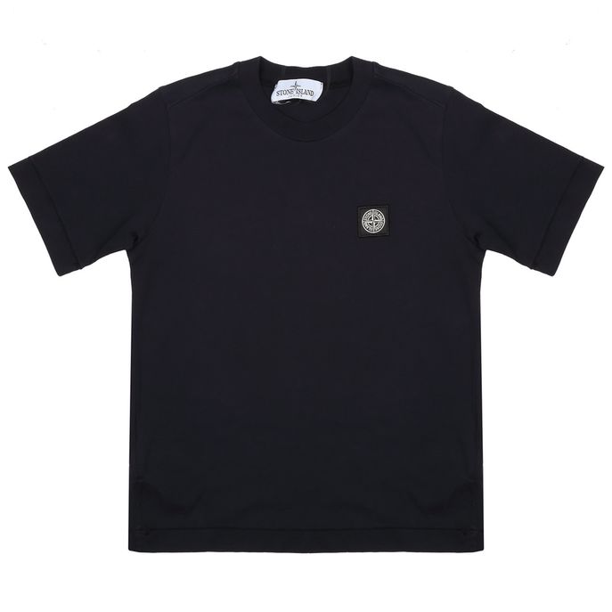 T-SHIRT CON PATCH LOGO Kids Navy