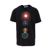 T-SHIRT CON SCRITTA IN COTONE Kids Nero T-SHIRT CON SCRITTA IN COTONE Kids Nero