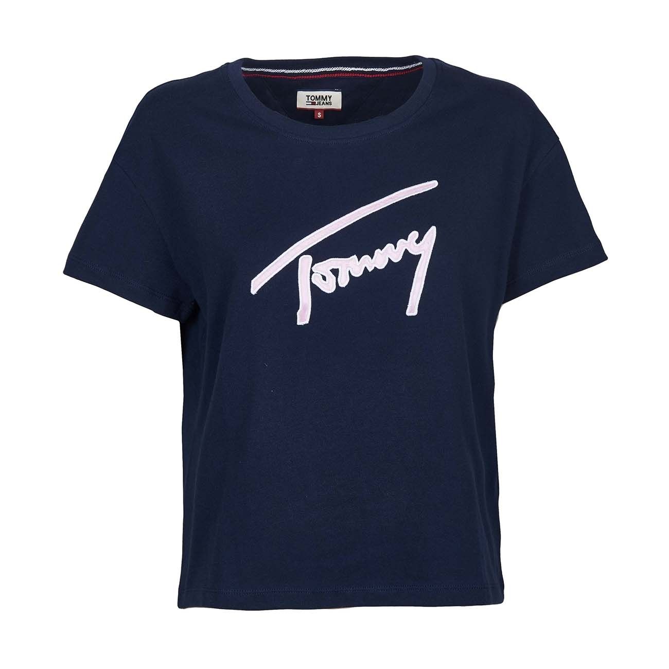 Donna Abbigliamento da T-shirt e top da Camicie Shirt di Tommy Hilfiger in Rosa 