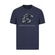 T-SHIRT CON STAMPA AQUILA Uomo Outer Space Blu T-SHIRT CON STAMPA AQUILA Uomo Outer Space Blu