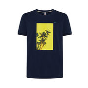 T-SHIRT CON STAMPA SUL PETTO Uomo Navy Blue T-SHIRT CON STAMPA SUL PETTO Uomo Navy Blue