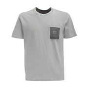 T-SHIRT CON TASCHINO IN RETE Uomo Grigio T-SHIRT CON TASCHINO IN RETE Uomo Grigio