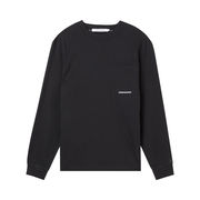 T-SHIRT CON TASCHINO STAMPA MICRO BRANDING Uomo Nero T-SHIRT CON TASCHINO STAMPA MICRO BRANDING Uomo Nero