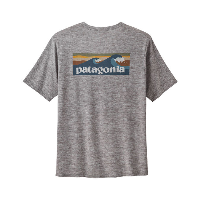 T-SHIRT COOL DAILY GRAPHIC WATERS Uomo Logo Blue Grey