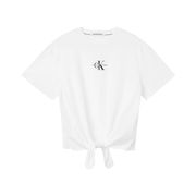 T-SHIRT CROP CON NODO Donna Bright White T-SHIRT CROP CON NODO Donna Bright White