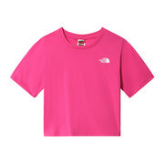 T-SHIRT CROPPED SIMPLE DOME Bambina Linaria Pink T-SHIRT CROPPED SIMPLE DOME Bambina Linaria Pink