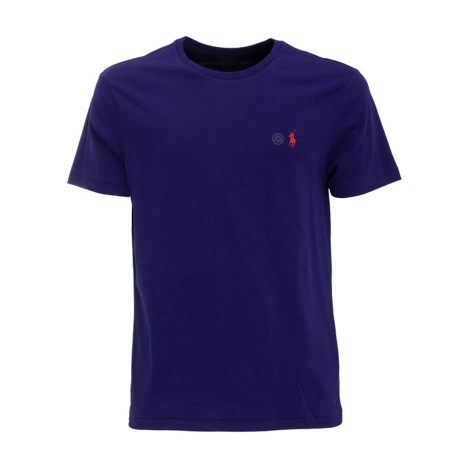 T-SHIRT CUSTOM SLIM IN JERSEY Uomo Blu